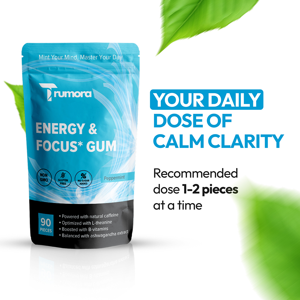 Trumora Gum Bundle-Peppermint, Strawberry & Watermelon